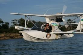 Avion au-dessus du Golfe